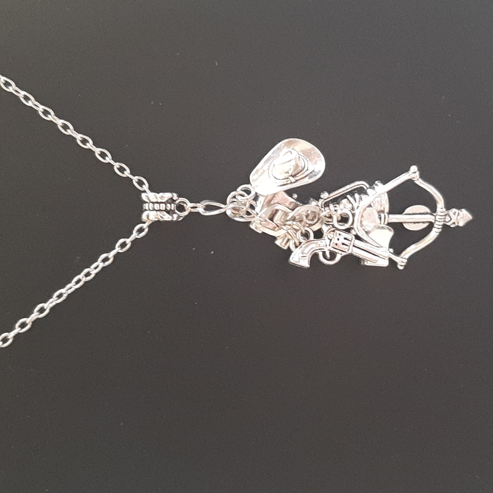 Hunting Adventure Charm Necklace New